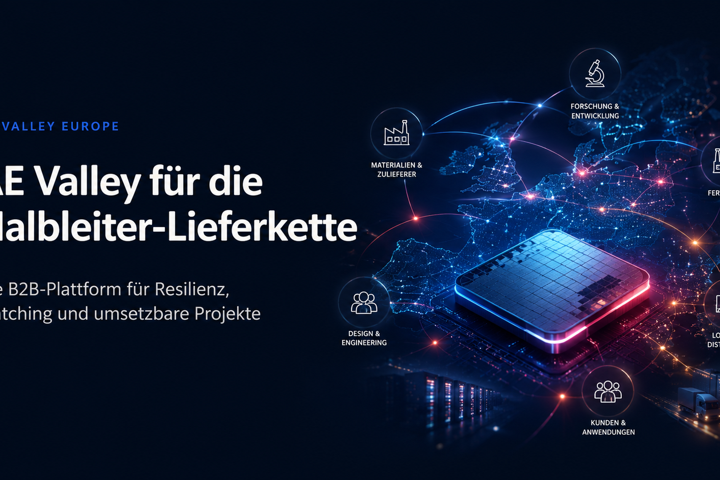 AE Valley für die Halbleiter-Lieferkette: Warum Europas Chip-Ökosystem eine B2B-Projektmaschine braucht