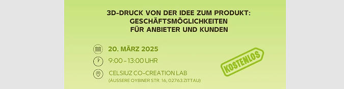 Pro Material Lausitz WORKSHOP 3D-Druck