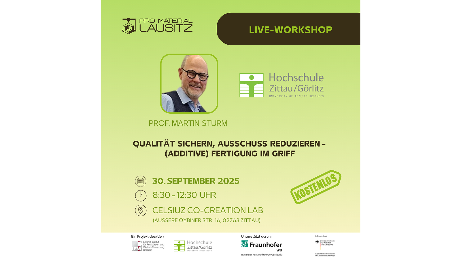 Qualität sichern, Ausschuss reduzieren – (Additive) Fertigung im Griff