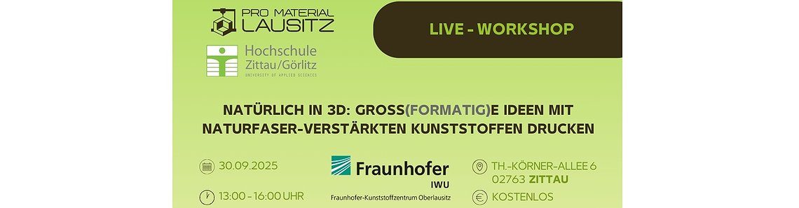 Natürlich in 3D: Groß(formatig)e Ideen mit naturfaserverstärkten Kunststoffen drucken