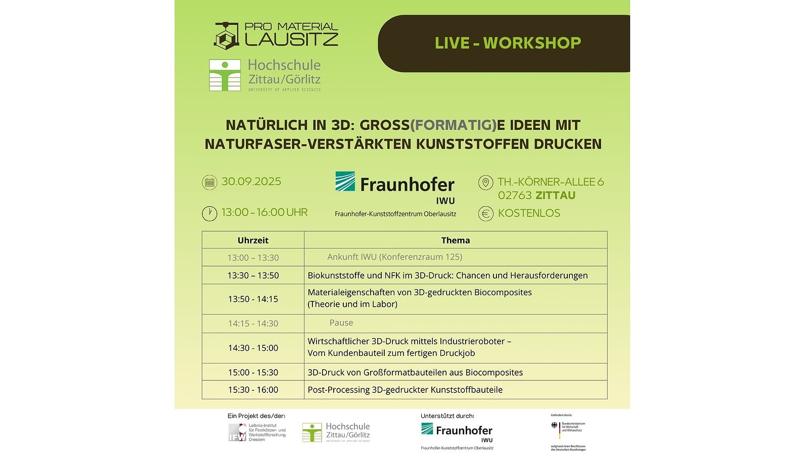 Natürlich in 3D: Groß(formatig)e Ideen mit naturfaserverstärkten Kunststoffen drucken