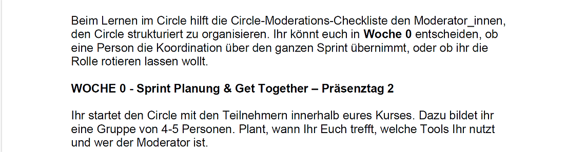 Die lernOS Moderationscheckliste (DNBB) 