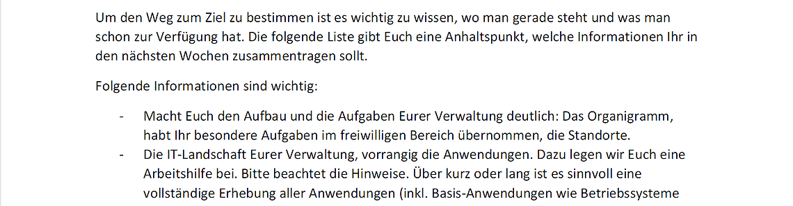 Arbeitshilfe für die Bestandserhebung: Hinweise zur Bestandserhebung (DNBB)