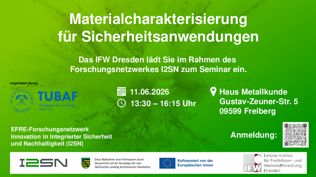 Seminar: Materialcharakterisierung für Sicherheitsanwendungen