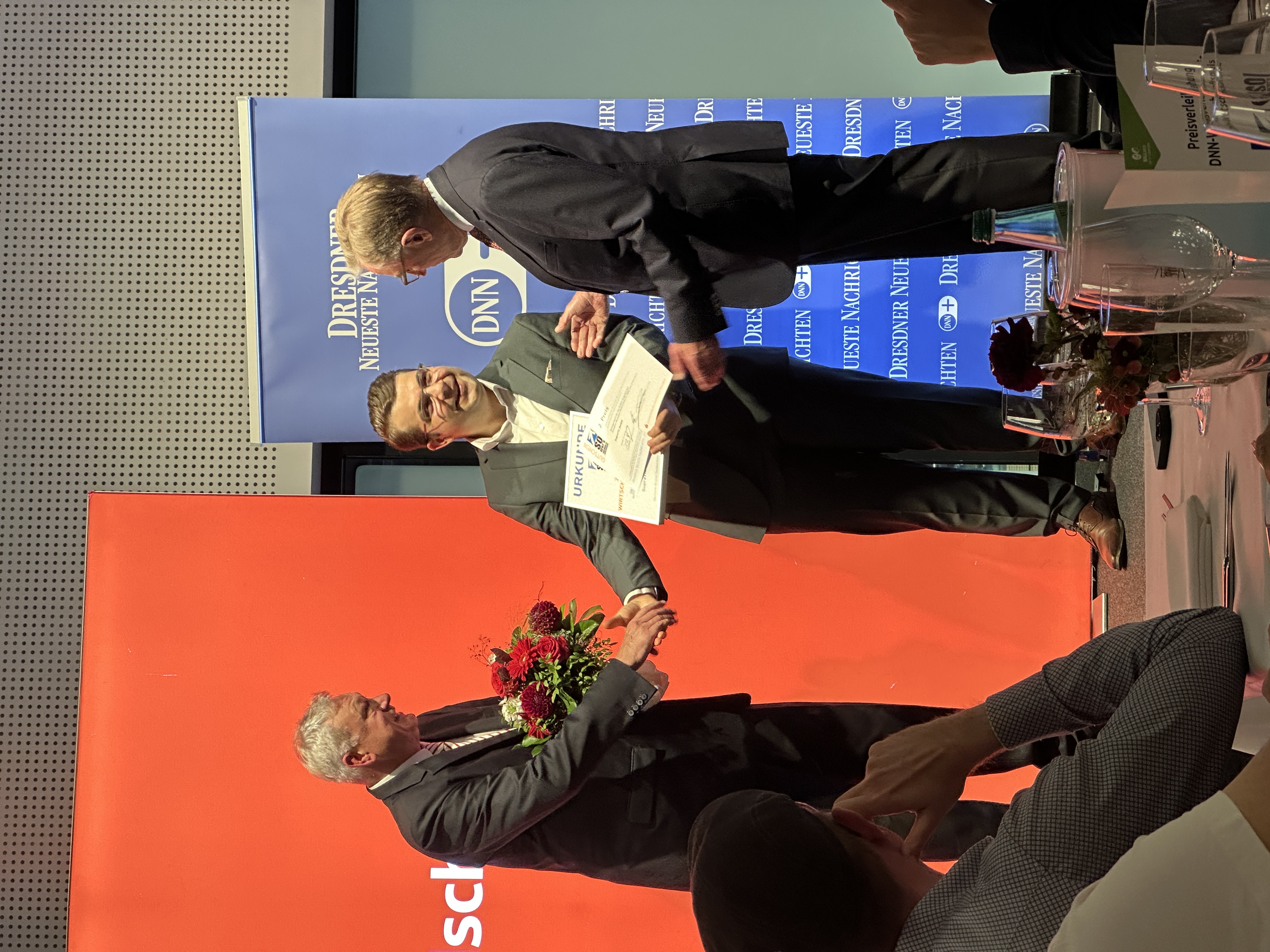 SupraTix ist Preisträger beim DNN Wirtschaftspreis 2026 und belegt den zweiten Platz