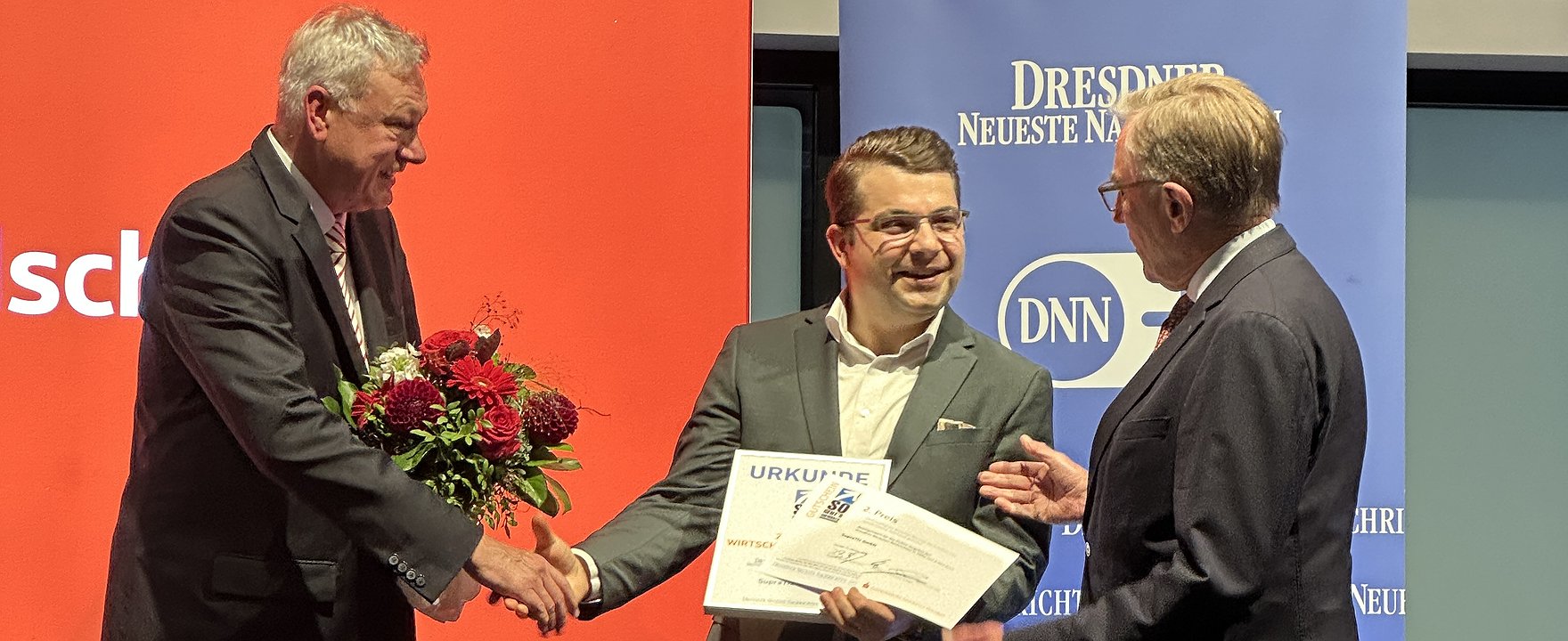 SupraTix ist Preisträger beim DNN Wirtschaftspreis 2026 und belegt den zweiten Platz