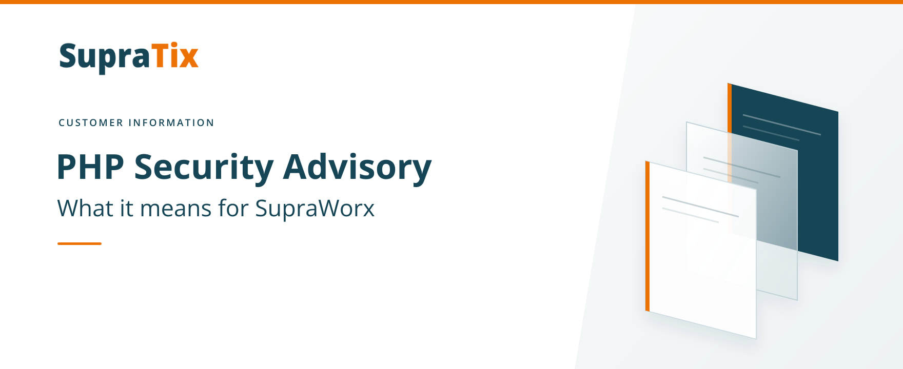 PHP security advisory: SupraWorx not affected, according to current assessment