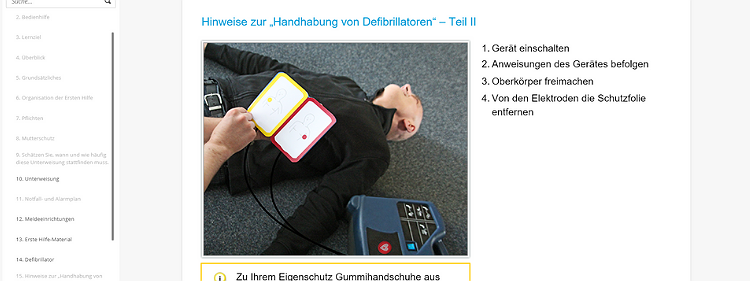 Erste Hilfe