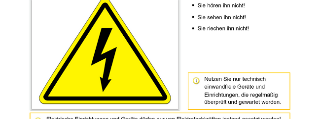 SZENARIS Elektrischer Strom
