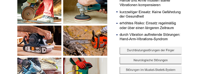 SZENARIS Hand-Arm-Vibrationen