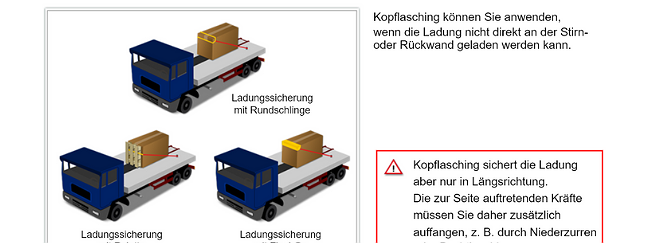 SZENARIS Ladungssicherung