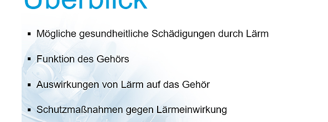 SZENARIS Lärm
