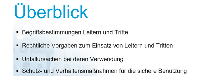 SZENARIS Leitern und Tritte