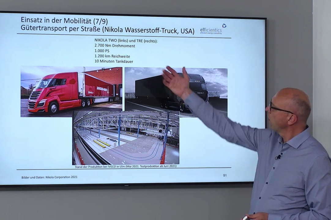 Videokurs 2 Wasserstoff: Einsatz in der Sektorenkopplung