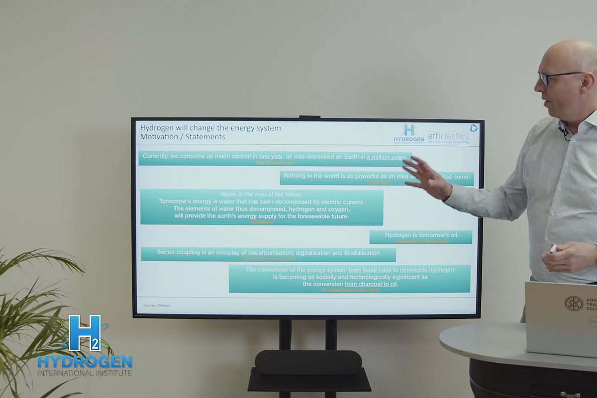 Videocourse 2 Hydrogen: Application in sector coupling