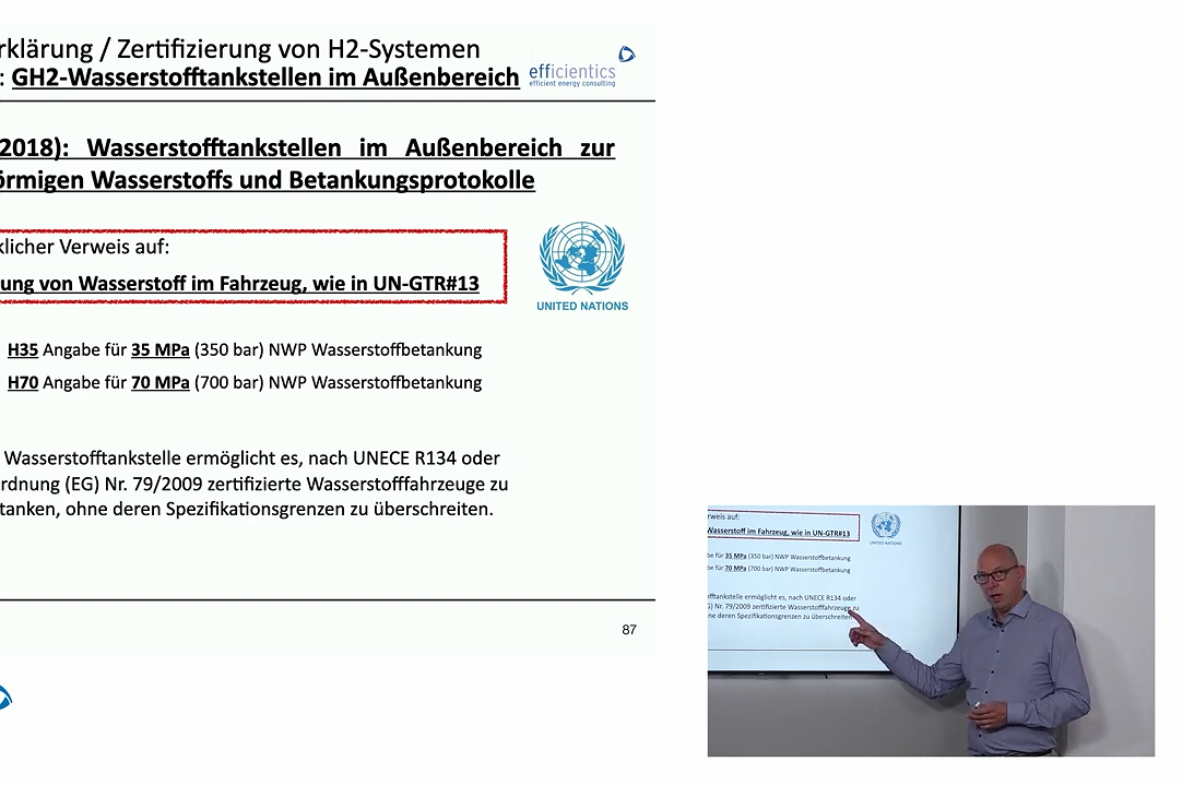Videokurs 3 Wasserstoff : Gesetze, Verordnungen und Zulassung