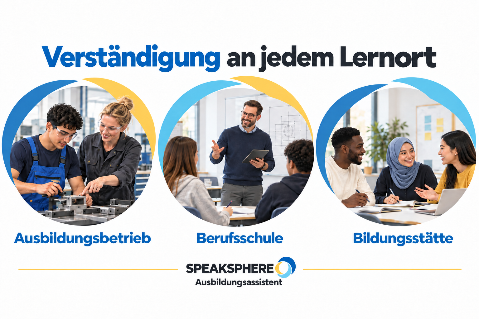 SpeakSphere Ausbildungsassistent – Fachsprache verstehen. Ausbildung stärken.