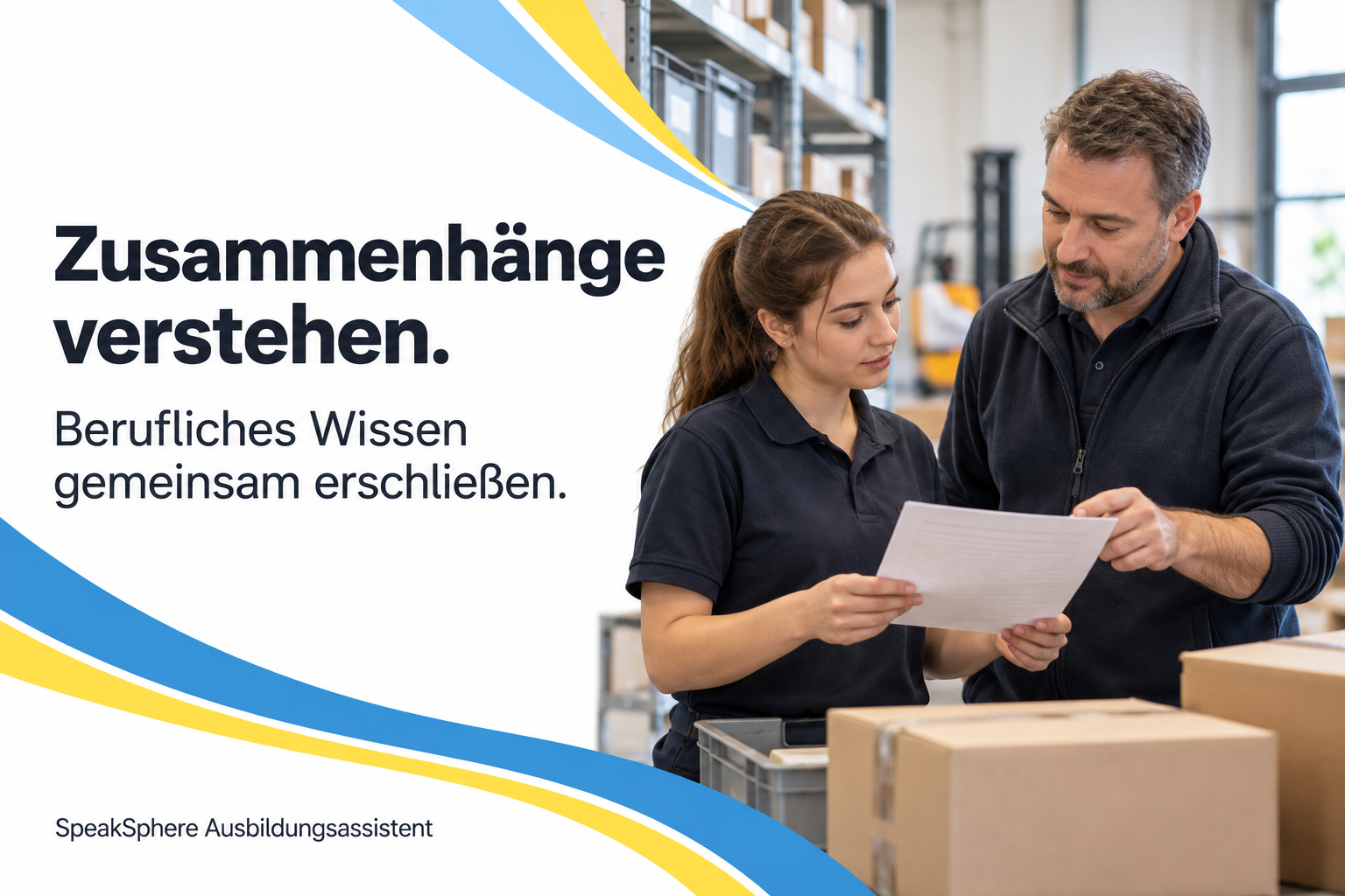 SpeakSphere Ausbildungsassistent – Fachsprache verstehen. Ausbildung stärken.