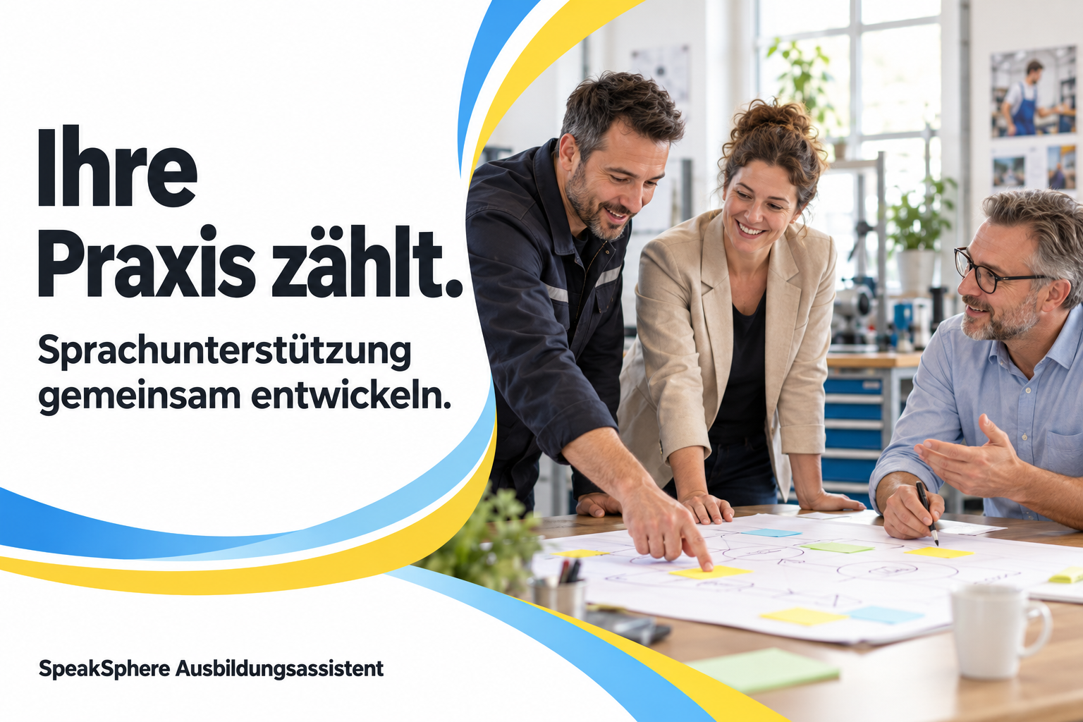 SpeakSphere Ausbildungsassistent – Fachsprache verstehen. Ausbildung stärken.