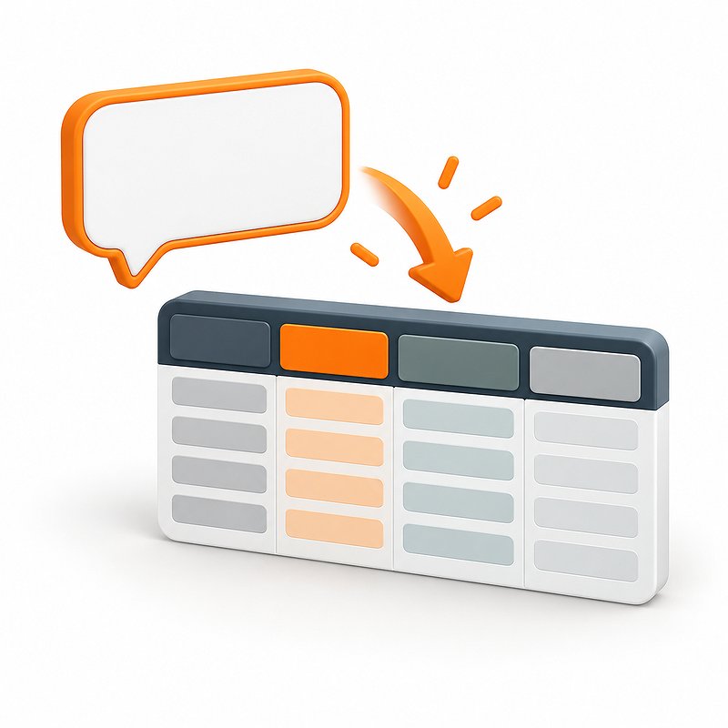 KI Tabellen Widget